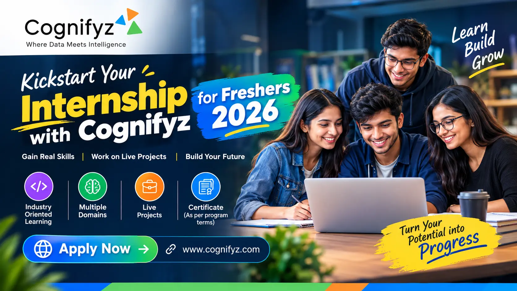Cognifyz Internship for Freshers 2026
